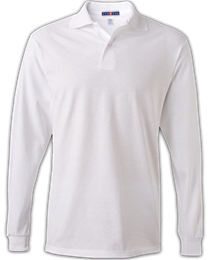 Long-Sleeve Jersey Polo