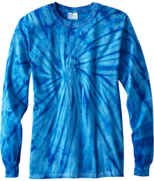 Spider Long Sleeve Tie Dye Tee